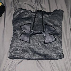 gray under armour hoodie